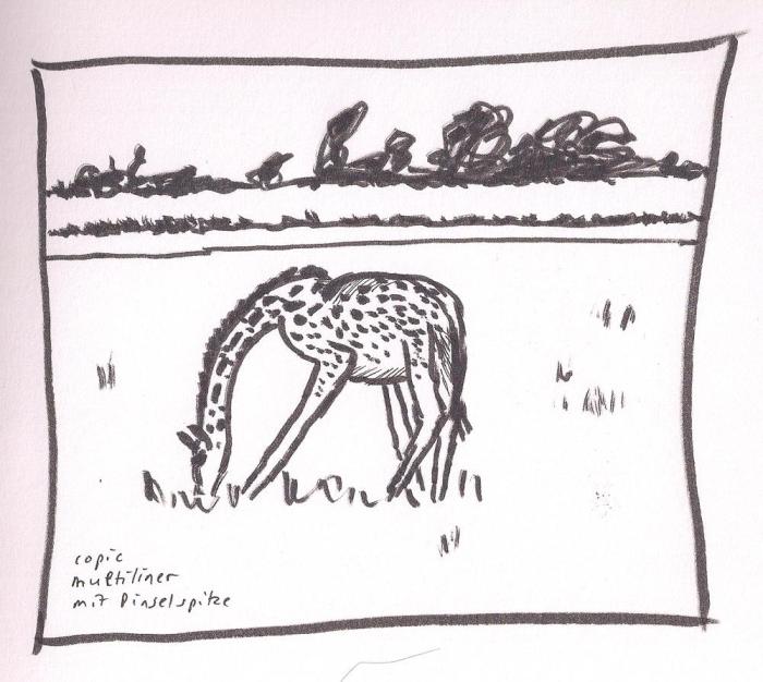 giraffe #5b day #6of75