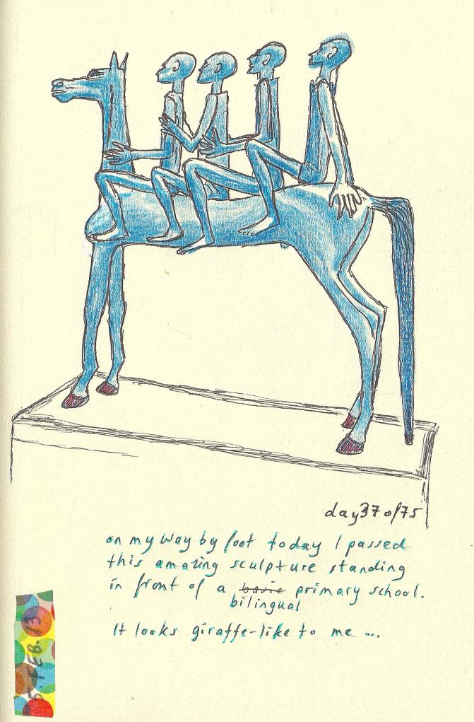 #37of75 giraffe Feb#3