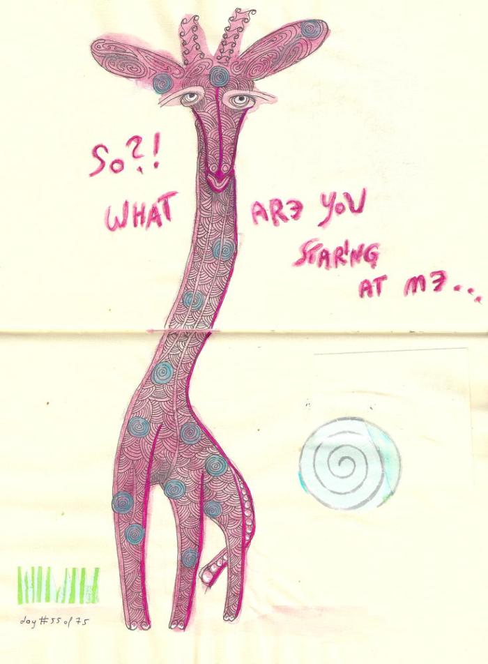 #55of75 giraffe feb#10