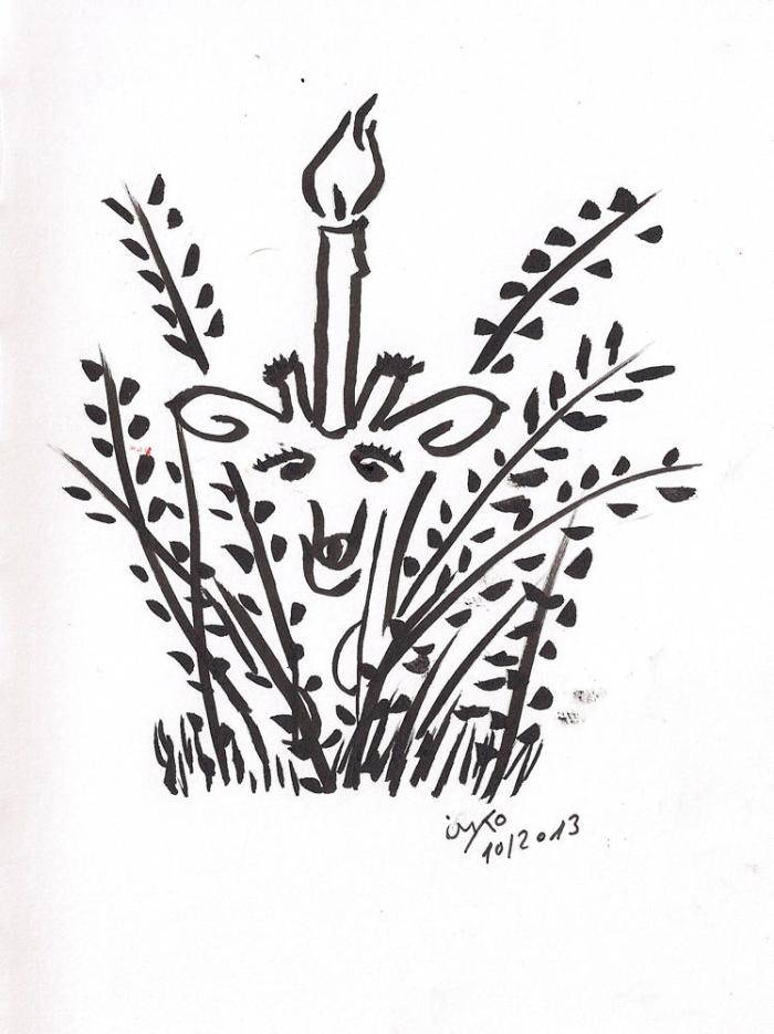 Oct famous artists giraffe #2