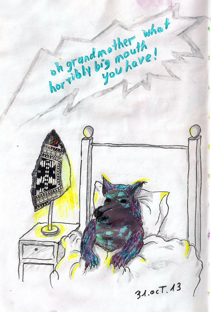 day4 drawing#9 ff - oh grandmother 02-11-13