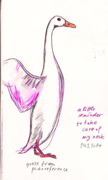 2014-03-24 reminder to care of my neck