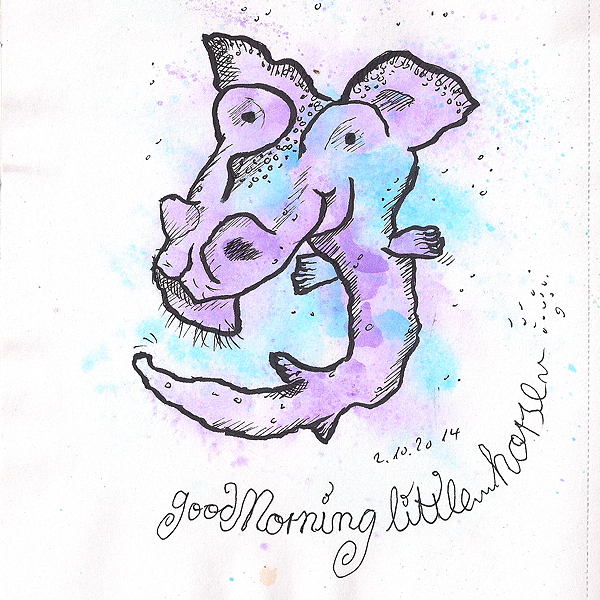 20141002 good morning little horse 75dpi